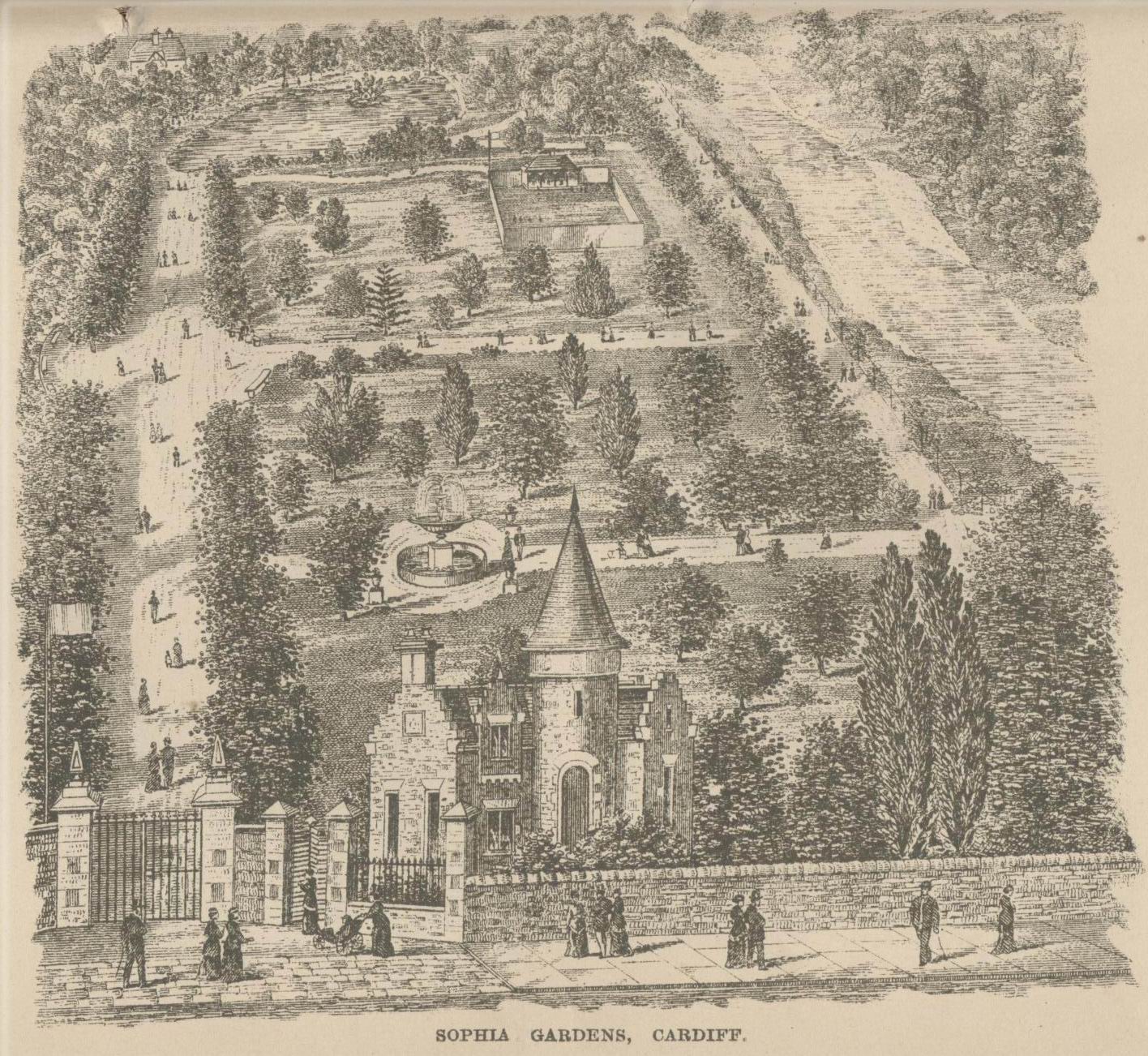 The creation of Sophia Gardens